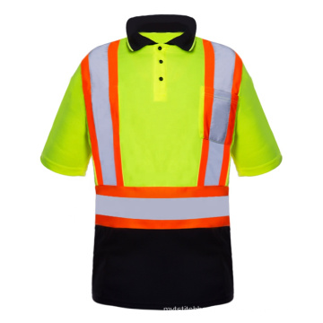 High Visibility Work T Shirt Safety Yellow Shirt